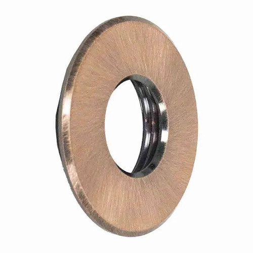 Westgate Manufacturing Trims for 1W In-Ground Fixtures, IGL-1W-TRM-AL-RAZ, showing a bronze-colored trim ring with a black inner ring designed for outdoor landscape lighting.