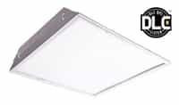 Alphalite LED Prismatic Troffer, 2’ x 2’ with 41W, 5000K color temperature, 82+ CRI, 0-10V dimming, suitable for 120-277V input, ceiling-mounted lighting fixture.