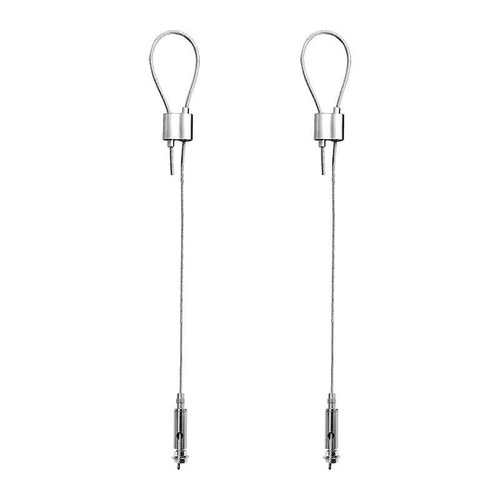 Westgate Manufacturing Adjustable 20ft. 1/16in. 1.5mm Double Suspension Cable, image showing two stainless steel suspension cables with eye loops and adjustable fittings.