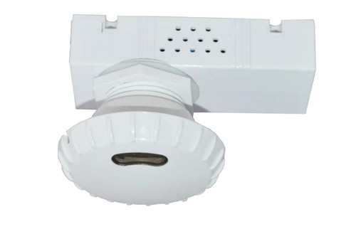 Westgate Manufacturing 600W Max, 0-10V MW 120-277V Sensor Dip & Rc (Optional Remote Control WEC-3RC), white sensor device with adjustable dimming knob and mounting features.