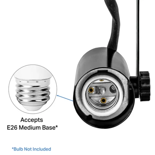 Westgate Lighting Black E26 Medium Socket Track Light Housing - TRE26-BK