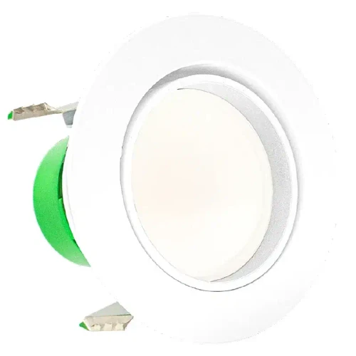 Adjustable-Head LED Recessed Light Trims, 10W, 2700K/3000K/3500K/4000K/5000K - RDPF4-ADJ-MCT5