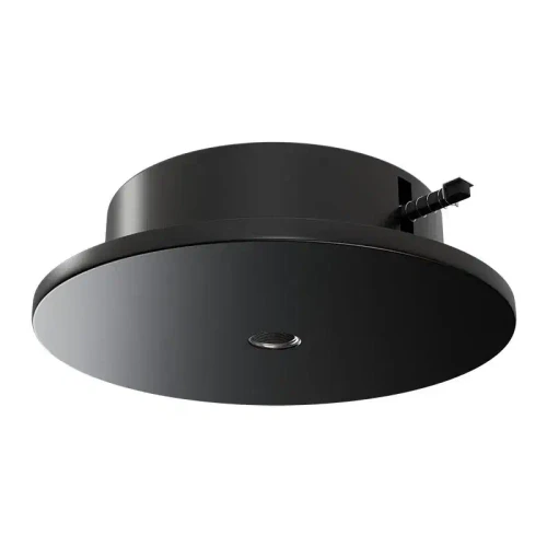 5" Old-Work Recessed Ceiling Canopy with Junction Box - CMC-OWCC-BK