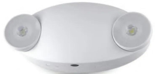 Westgate Manufacturing LED 2-HEAD MINI OVAL EMERGENCY, LED 2-Head Mini Emergency Light, 1W, 6000K, white oval emergency light with two LED heads for enhanced illumination during emergencies.