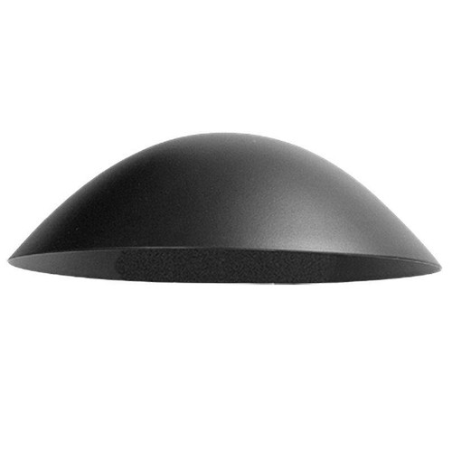 Westgate Manufacturing MODEL 18 ALUMINUM PATH LIGHT CAP, BLACK, in black color and dome shape for outdoor pathway lighting.