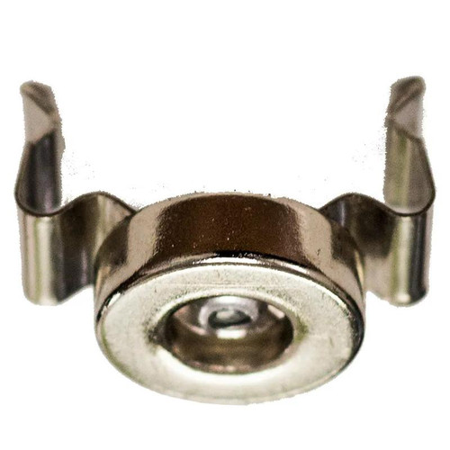 Westgate Manufacturing Clip-on Secure Magnet Set For T5 Retrofit Lamp, metal clip with secure magnet for T5 retrofit lighting installation.