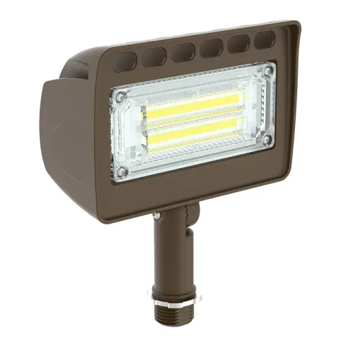 LED Architectural Round-Back Flood Lights, 15W, 3000K - LF4-15W-30K-KN