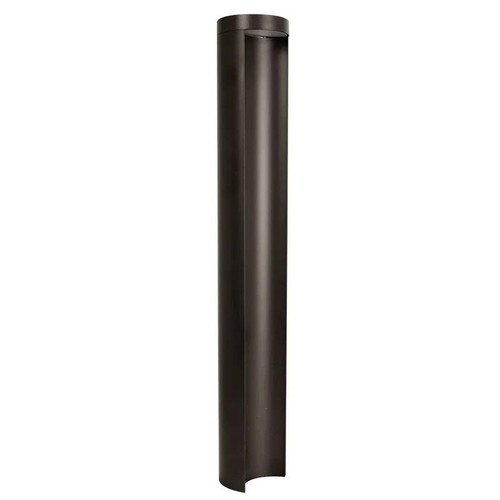 Westgate Manufacturing 12V LED Path Lights, 5W, 3000K - LAL-131-30K-BK, black outdoor pathway light with a sleek, cylindrical design for landscape illumination.