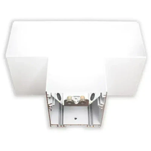 Westgate Manufacturing LED 2-3/4\" Superior Architectural Seamless Linear Corner Fixtures - SCX-T-30K, white corner LED lighting fixture for architectural applications.