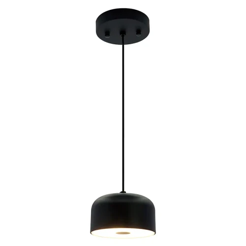 5" Mini Pan Pendant with 4.5" Cord, 10W, 2700K/3000K/3500K/4000K/5000K - LCFPM-MCT5-BK