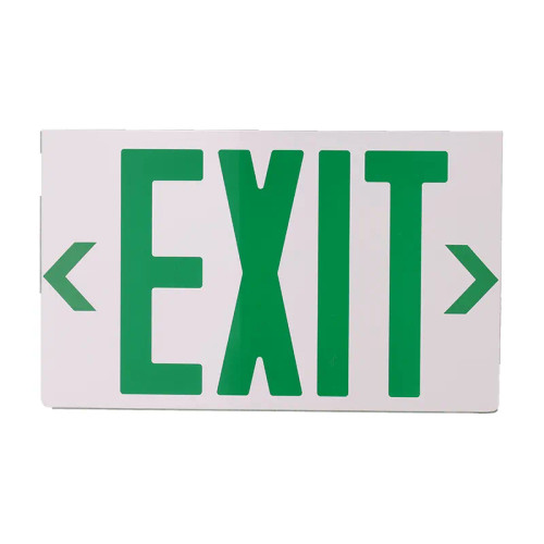 EDGE-LIT EXIT SIGN DOUBLE FACE, Field-Installed Double-Face Mirror Panel