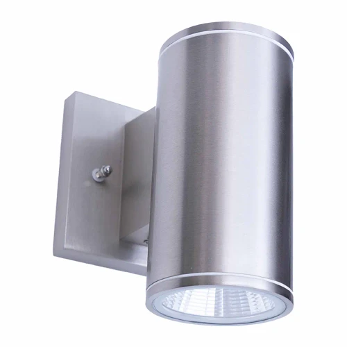 2" CCT-Adjustable LED Outdoor Cylinder Lights, 6W, 3000K/4000K/5000K, Brushed Nickel - WMC2-DL-MCT-BN-DT