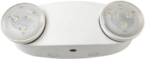 LED 2-Head High-Output Emergency Light, 3W, 4200K