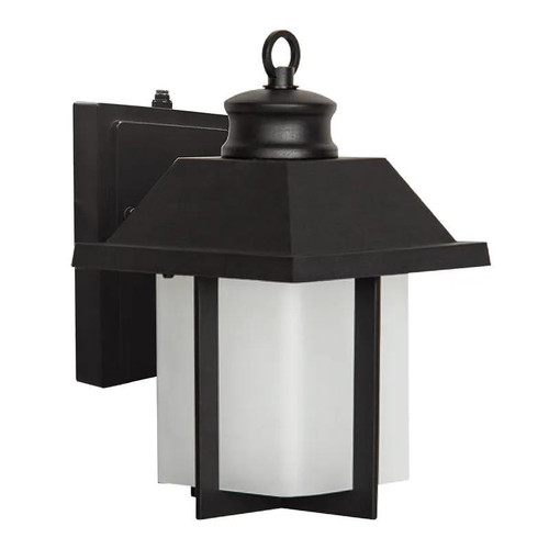 Westgate Manufacturing 8in MINI SQUARE LANTERN, 8 Inch Mini Square Lantern with Photocell, 12W, available in 3000K, 4000K, and 5000K color temperatures for outdoor lighting.