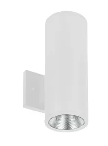 4" LED Wall Mount Cylinder Lights, 15W/30W, 3000K/4000K/5000K - WMC-UDL-MCT-WH-DT
