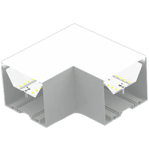 LED 6" Superior Architectural Seamless Linear Light Corner Fixture - SCX6-L-MCTP