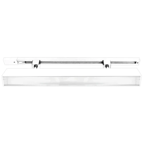 LED 2" Superior Architectural Seamless Linkable Track Lights, 20W, 3000K/3500K/4000K/5000K - SCX2-2FT-20W-MCT4-D-TR