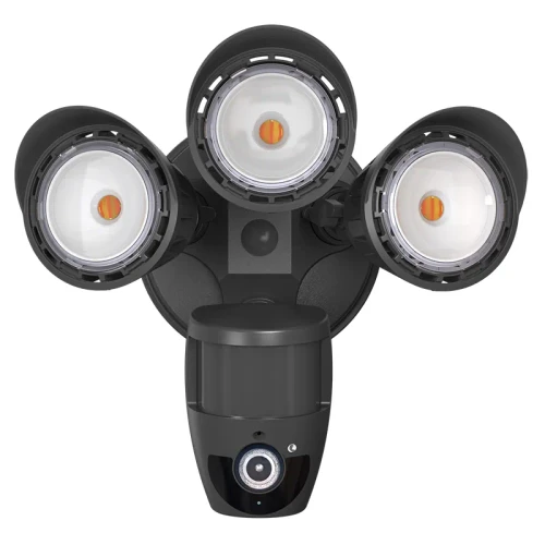 Security Light with Camera - WG App, 30W, 3000K/4000K/5000K - SL-30W-MCT-BK-CAM