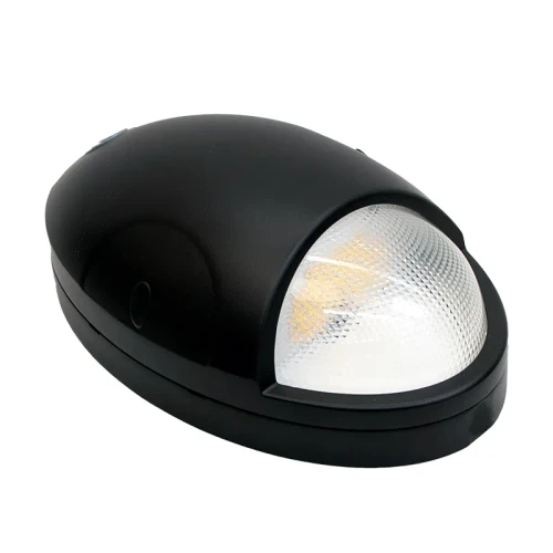 Modern Wall Pack with Photocell, 15W, 3000K/4000K/5000K - DLW-15W-MCT-BK