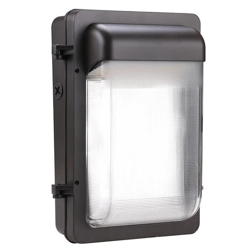 Westgate Manufacturing X-GEN Flat Glass Wall Pack Light, waterproof outdoor wall-mounted LED fixture with adjustable design, available in 15W, 25W, and 40W options, with color temperatures of 3000K, 4000K, and 5000K.