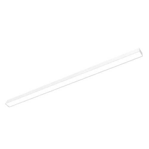 Westgate Manufacturing 8ft. 120-277V Builder Series Power & CCT Adjustable Linear Light Accessory - SCE-8FT-70W-MCTP-D, white linear light fixture with adjustable color temperature for commercial lighting.