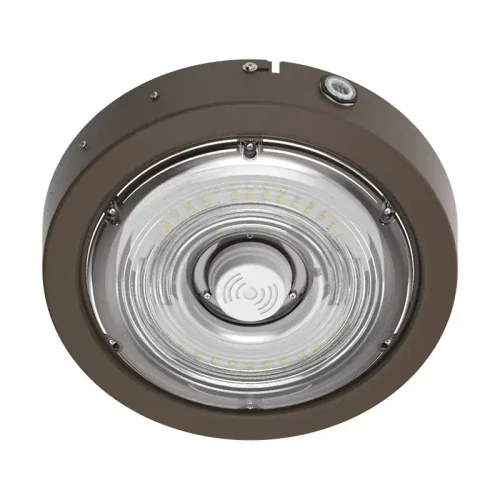 Round New Concept Garage and Ceiling Lights with Sensor & Emergency Battery Backup Battery, 30W/40W/50W, 3000K/4000K/5000K - CXER-30-50W-MCTP-SR-EM