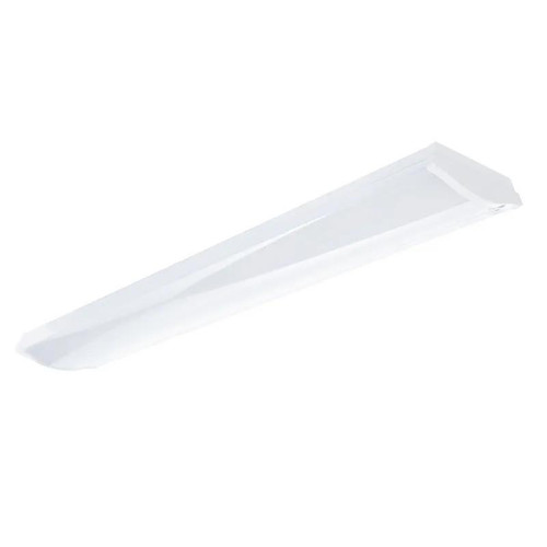 Westgate Manufacturing LED Architectural Wrap-Around Lights, 20W/30W/40W, 3500K/4000K/5000K - WA-4FT-20-40W-MCTP, white rectangular LED ceiling light fixture.