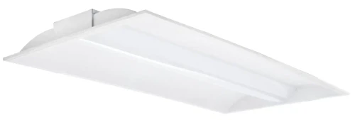 LED Direct-Indirect Durable PC Body Troffer Lights - LTRP-2X4-50W-50K-D