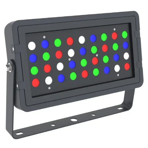 120-277V Westgate Smart App Compatible RGBW Series, 96W, Black - TC-FLS-96W-RGBW-BT-BK