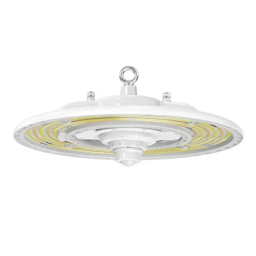 Sensor-Ready IP69 UFO High Bay for Food and Chemical Facilities, 150W/200W/240W, 3000K/4000K/5000K - UHXF-150-240W-MCTP-SR