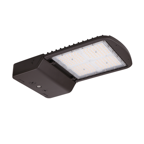 AAL1 Area Light, PowerSet 150/130/100W, FieldCCeT 3000/4000/5000K, Type 5 Lens, 120-277V, Dimming, Bronze