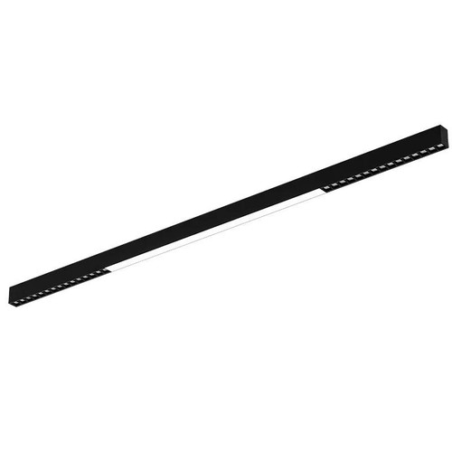 Westgate Manufacturing 8ft. Architectural 2" Optic & Combined-Distribution Linear Lights, 60W/70W/80W, 3000K/3500K/4000K - SCXA2-8FT-80W-MCTP-CD-BB, black linear LED lighting fixture with multiple brightness options for commercial or industrial lighting.