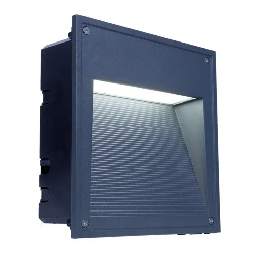 Commercial Large Wall/Step Lights, 10W/18W/25W, 3000K/4000K/5000K - STP-10X10-MCTP-BK