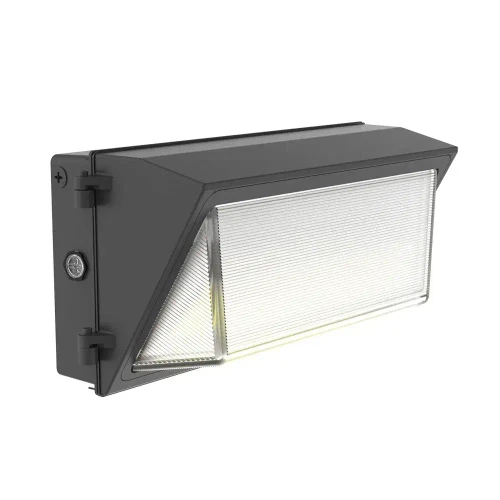 Adjustable Traditional Glass Lens Wall Pack with Emergency Backup, 100W/120W/150W, 3000K/4000K/5000K - WMXE-LG-100-150W-MCTP-P-EM