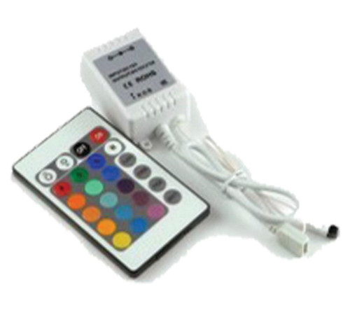 Westgate Manufacturing RGB Controller, 24K Remote 30F, wireless lighting control device with remote control and power supply.