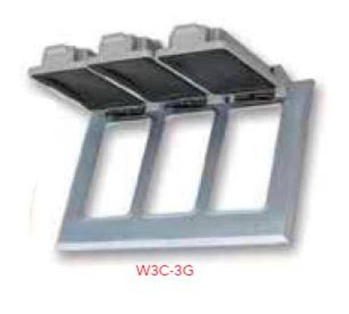Westgate Manufacturing 3 GFCI Receptacles, electrical outlets mounted on a metallic panel