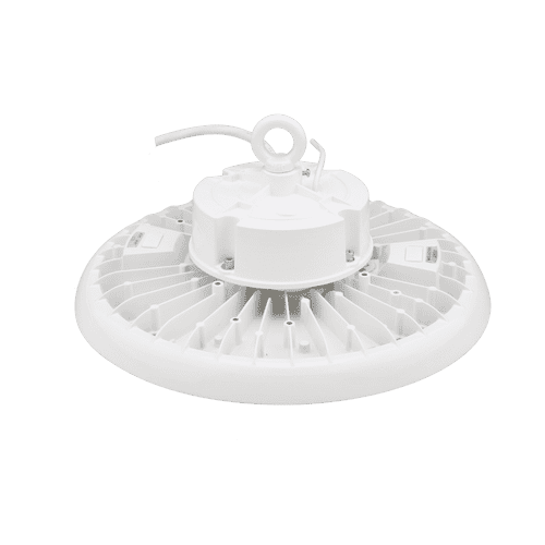 BAYE3 Round High Bay, PowerSET 240/200/180W, FieldCCeT 3500/4000/5000K, 120-347V, 0-10V Dimming, White