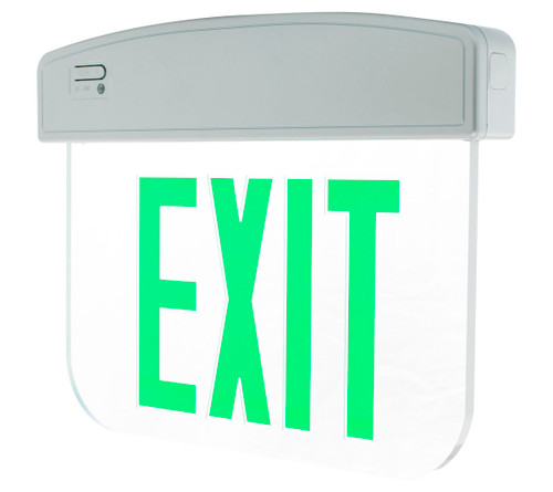 LED EDGELIT EXIT SIGN W. B/C D