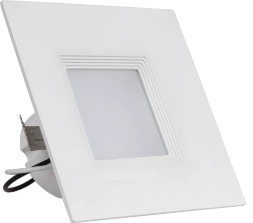 LED Square Downlights Light with Baffle Trim - SDL4-BF-27K