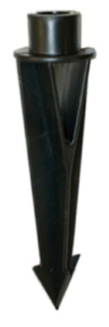Westgate Manufacturing 8-1/2 PVC PRO Stake, black plastic stake for landscaping or fencing applications.