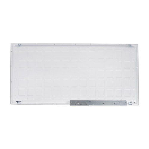 Eiko BP1 Backlit Panel, 2x4 LED lighting fixture with PowerSet 50/40/30W, adjustable color temperature 3500/4000/5000K, 120-347V voltage, 0-10V dimming capability, white modular backlit LED panel for commercial and office lighting.