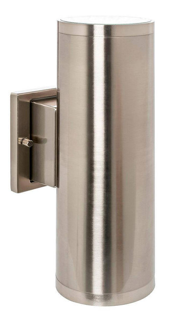 Westgate Manufacturing CYLINDER LIGHTS, 120V, IP65, Wall-mounted stainless steel cylinder light with protective cover.