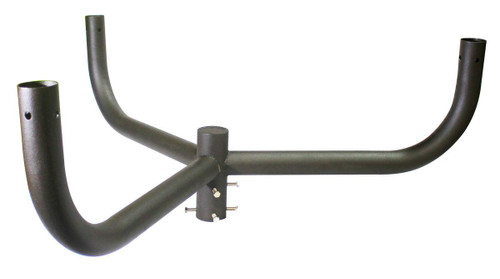 Westgate Manufacturing Triple in-line bullhorn at 120, black metal outdoor loudspeaker horn for public address systems.