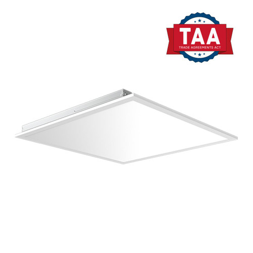 Eiko BP2 Backlit Panel 2x2, PowerSet 40/30/20W, FieldCCeT 3500/4000/5000K, 120-277V, 0-10 Dimming, LED backlit ceiling panel light.