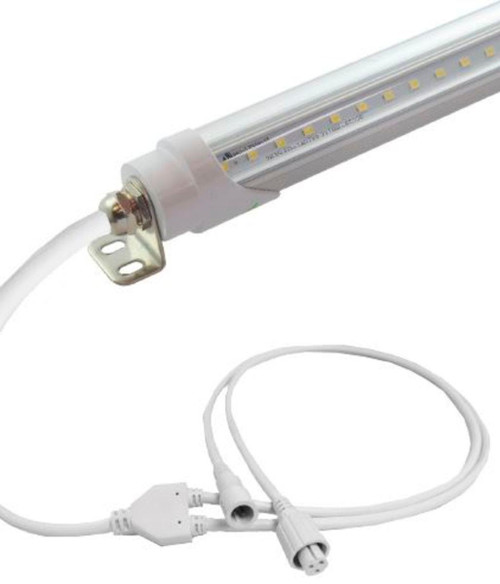 Westgate Manufacturing REFRIGRATOR LIGHT - T-RFG-6FT-30W-50K-C, LED refrigerator light fixture with power cord and mounting hardware.