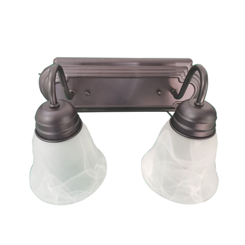 Bulb Ready Vanity Leawood 2 Lamp A19 Bronze