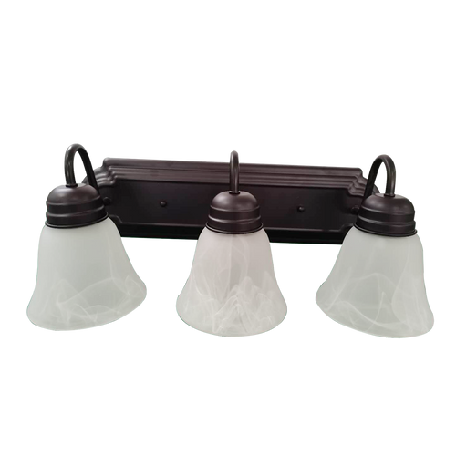 Bulb Ready Vanity Leawood 3 Lamp A19 Bronze