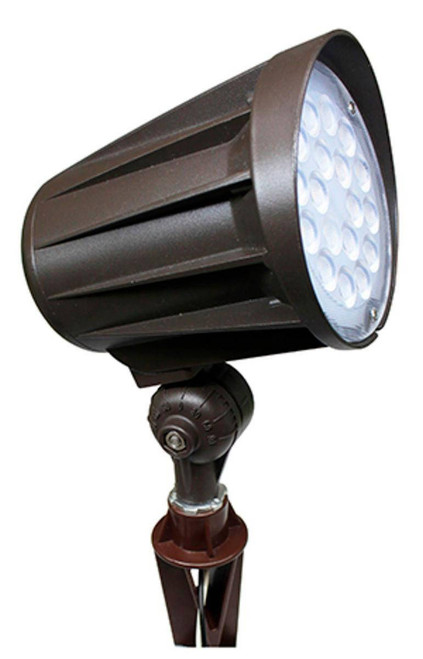 Westgate Manufacturing LANDSCAPE UPLIGHT 32W, 12V AC landscape lighting fixture with a durable, black cylindrical design, ideal for outdoor lighting applications.