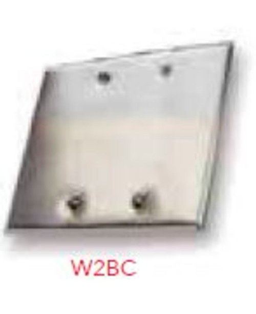 2 GANG WEATHERPROOF BLANK COVE