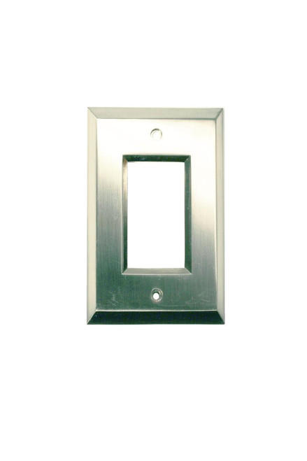 Westgate Manufacturing Trim for Step Egn, Flat, Brush, metal wall plate for electrical switch or outlet